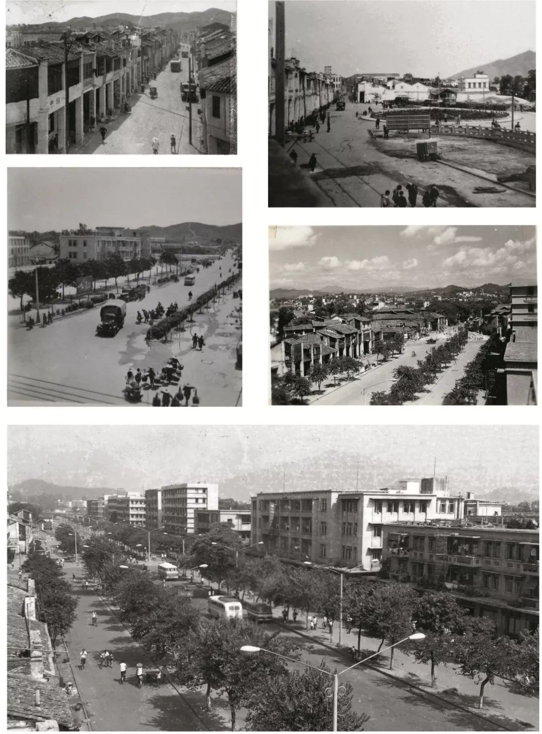 风烈路（今解放路）原版五图组照