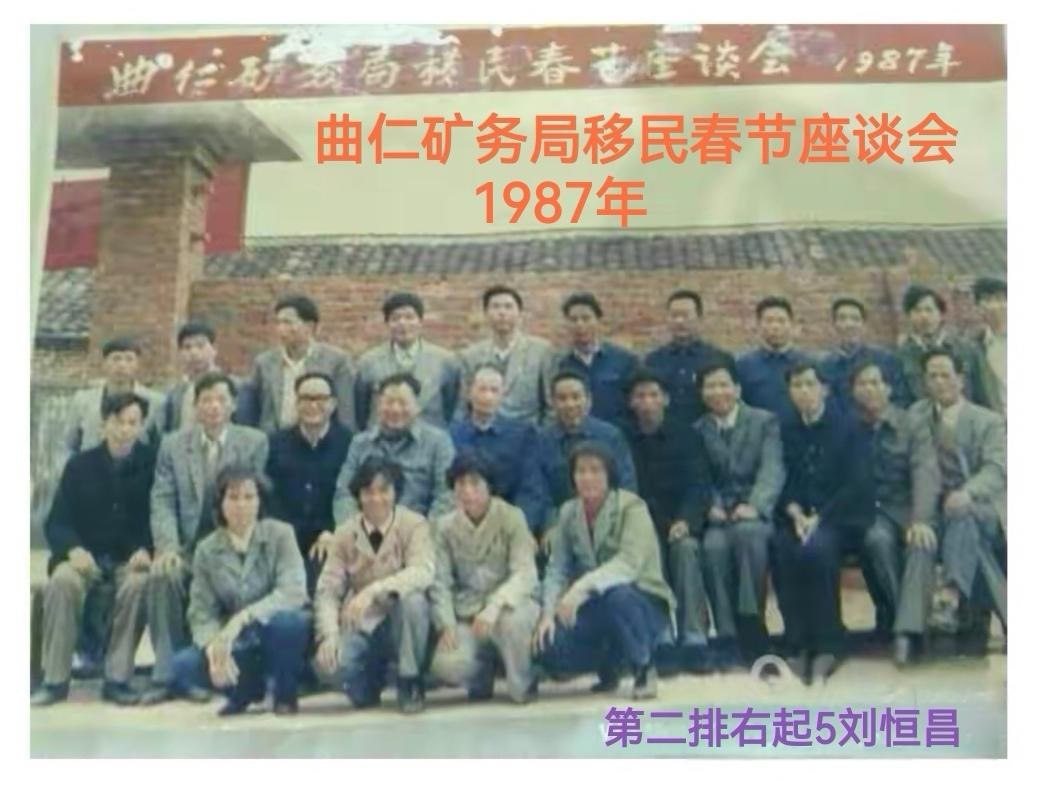 1987年曲仁矿务局移民春节座谈会